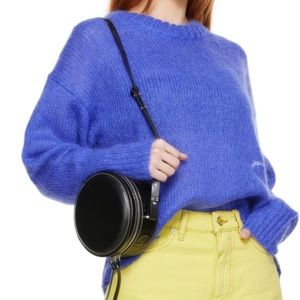 GANNI Round Black Bag